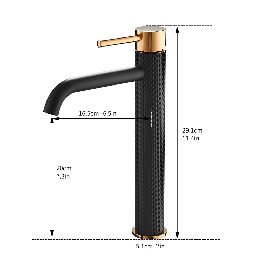 Ember faucet dimensions