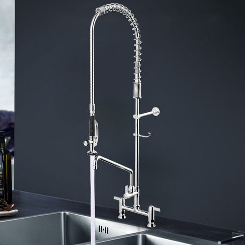 Bistro pre-rinse faucet installed