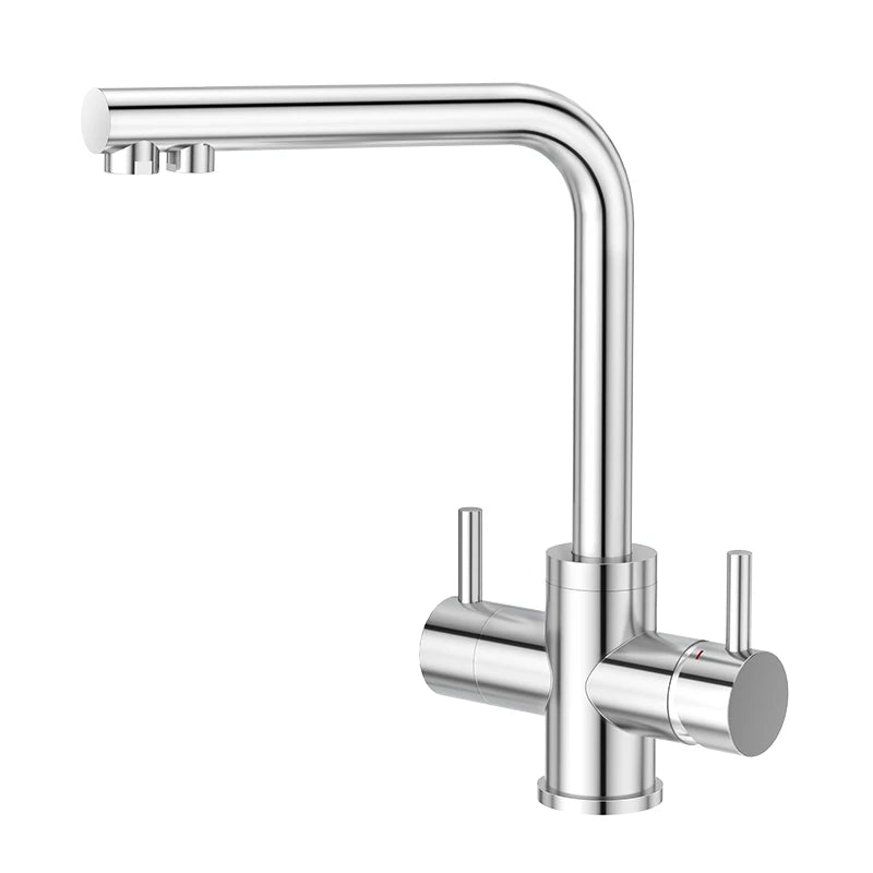Clara 2-in-1 Filtered Water Faucet, Polished Chrome