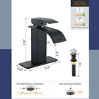 Shale faucet dimensions