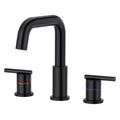 Linea widespread faucet, matte black