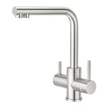 Clara 2-in-1 filtered water faucet, brushed stainless