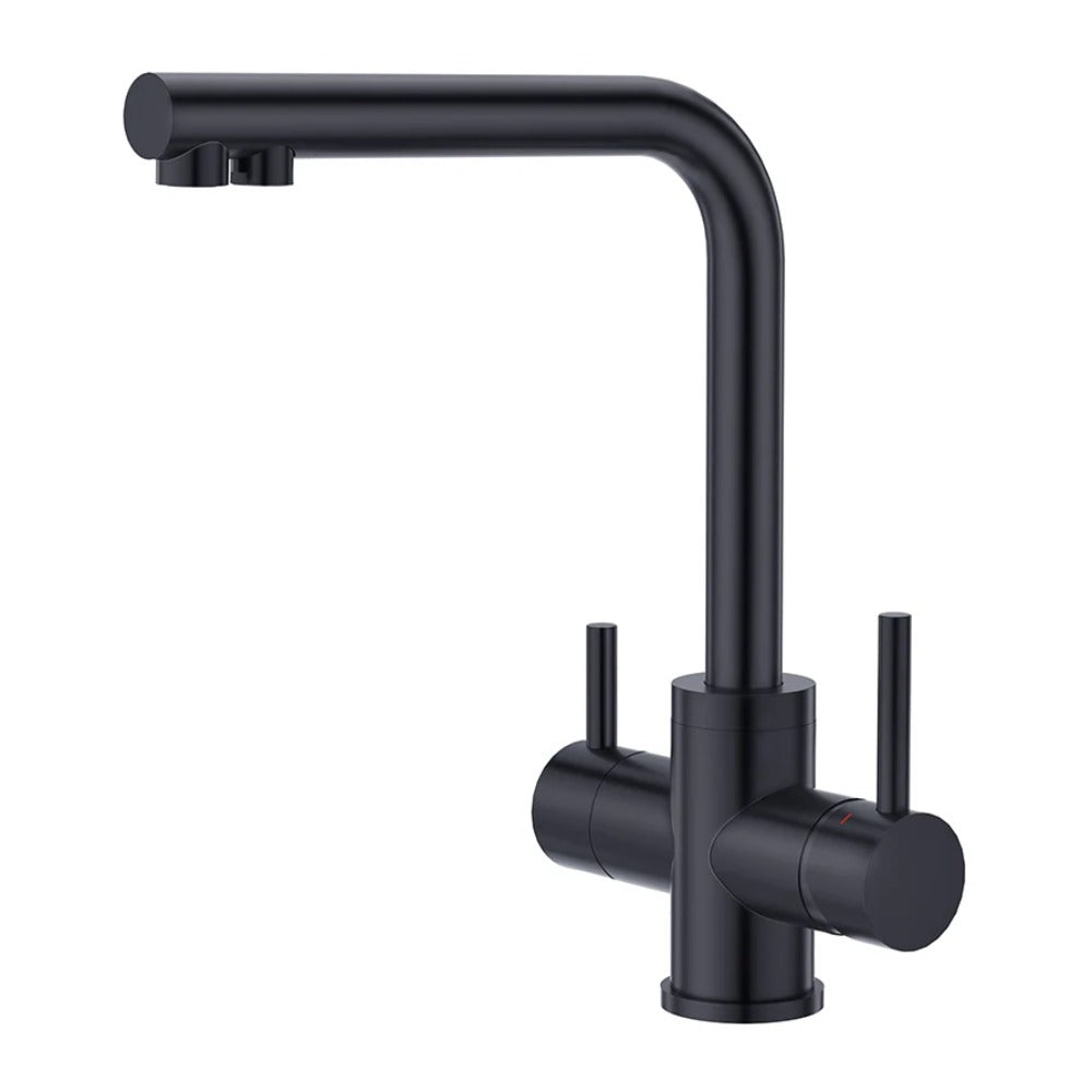 Clara 2-in-1 filtered water faucet, matte black
