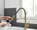 Gilt faucet stream mode filling a jug