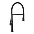 Vela semi-pro kitchen faucet, matte black